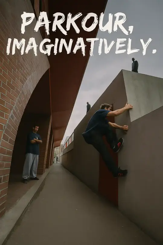 Parkour, imaginatively.