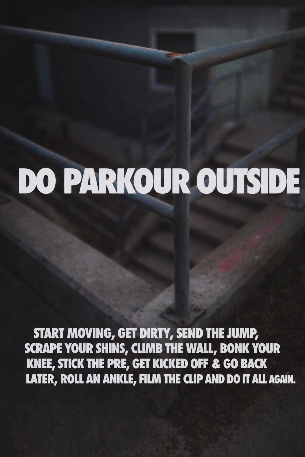 Do Parkour Outside